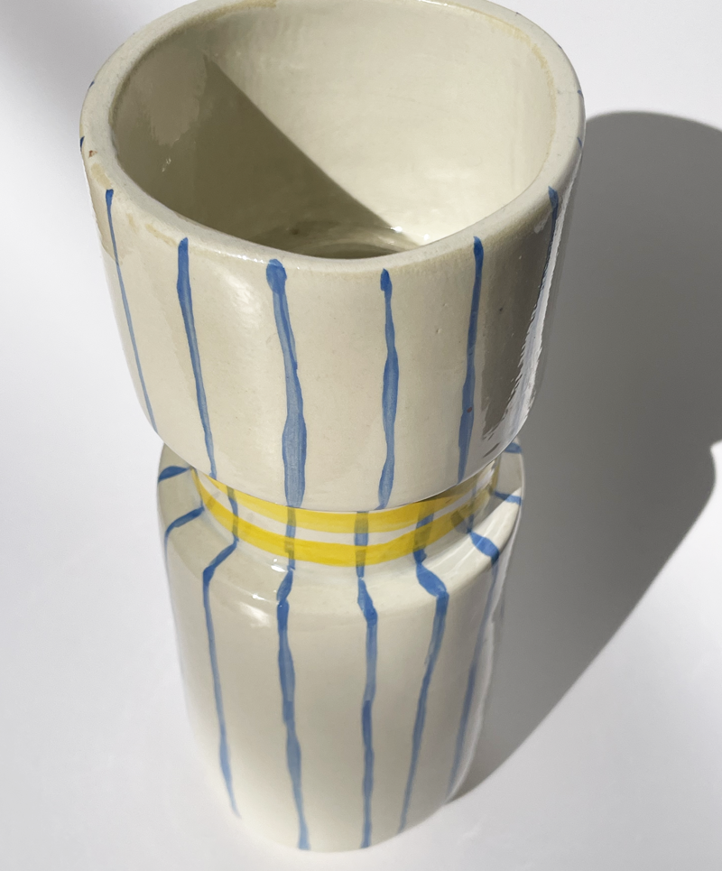 BLUE/YELLOW VASE