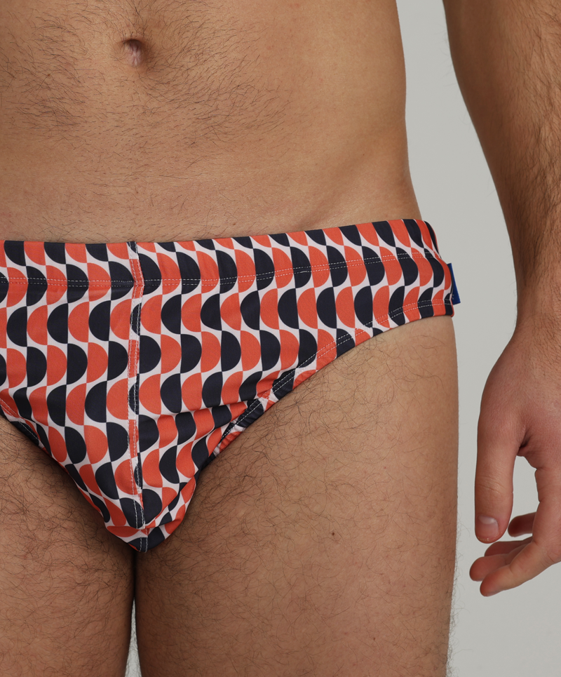 "RETROTICA" swim brief