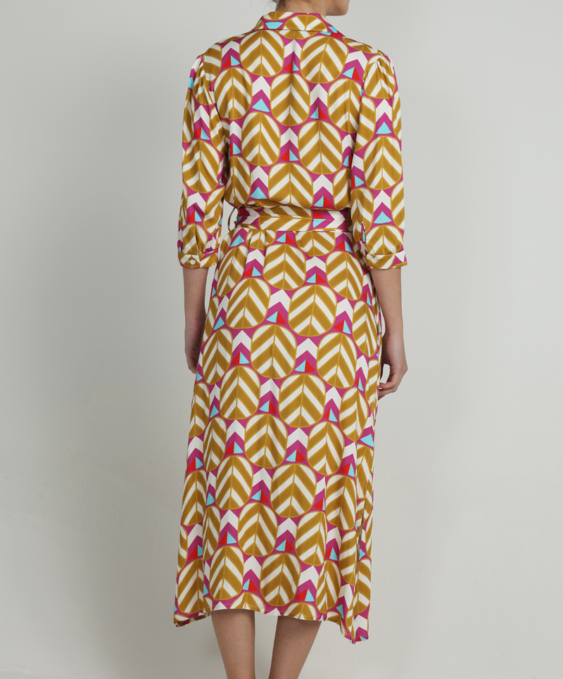 "ROXANNE" belt dress