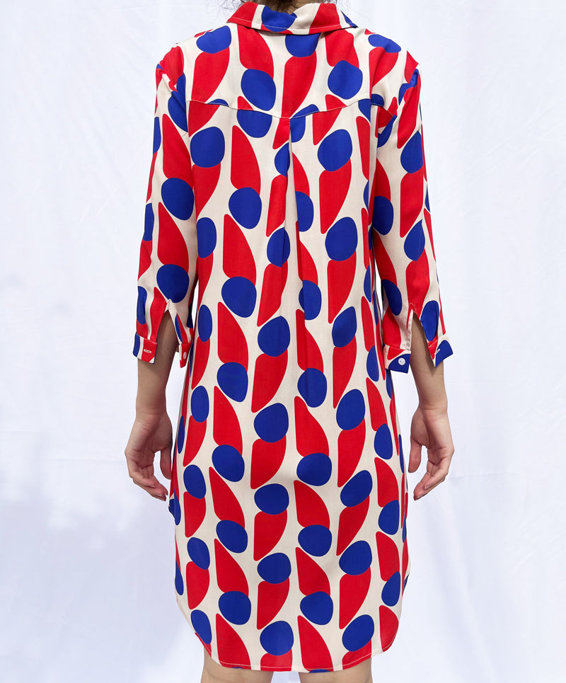 "TSAROUHI" shirt dress