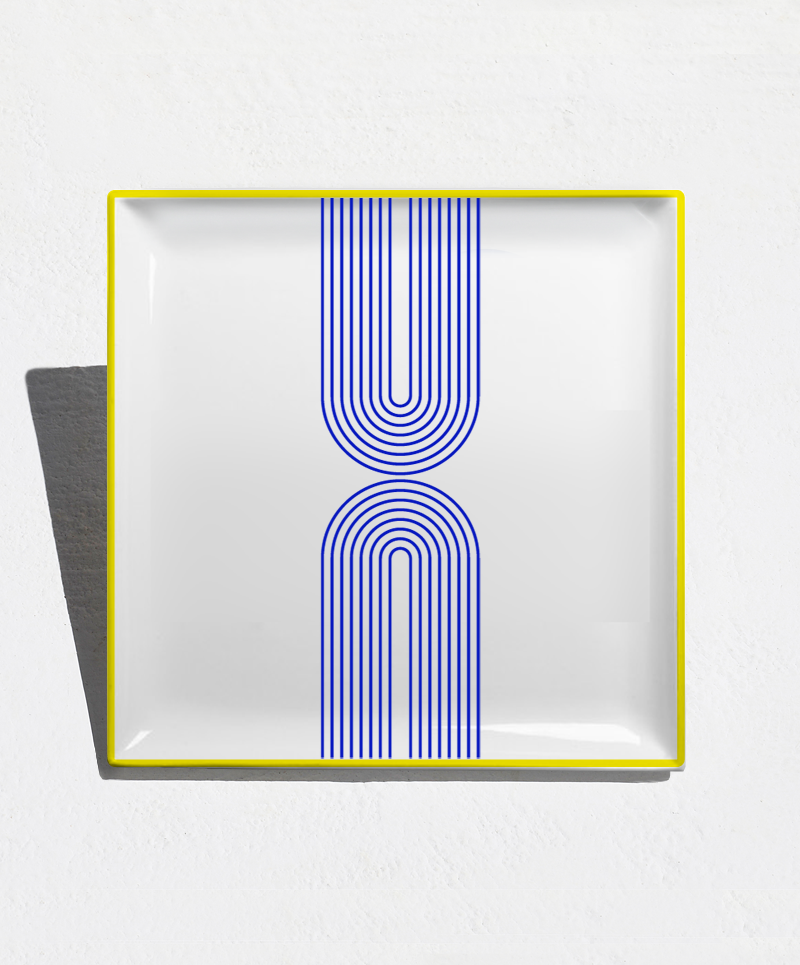 "STADIUM BLUE" tray