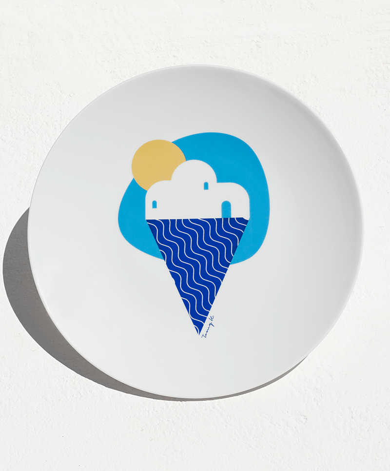 "Yummy Greece" big plate - Tomy K