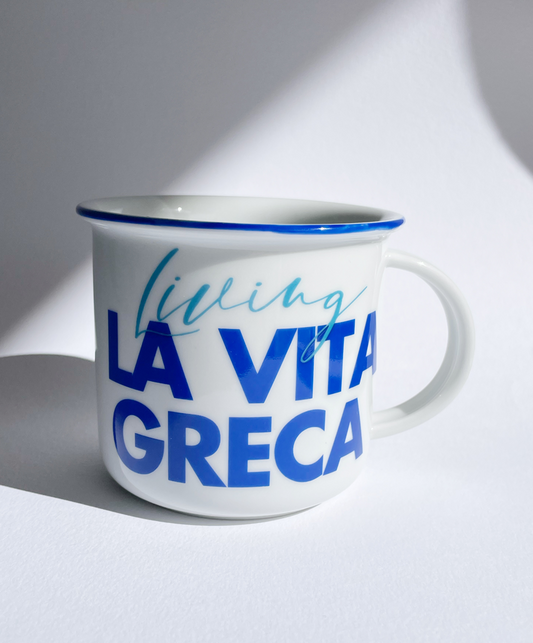 "LA VITA GRECA" mug
