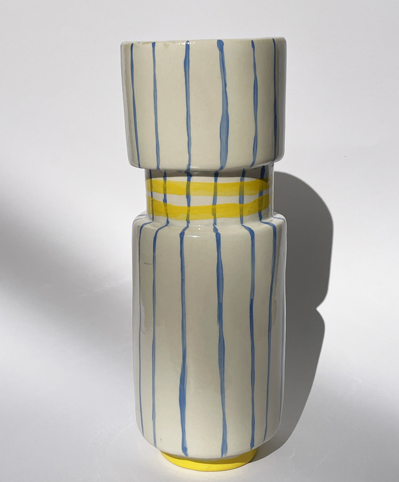 BLUE/YELLOW VASE