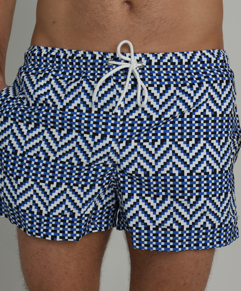 "PIXELS" swim shorts