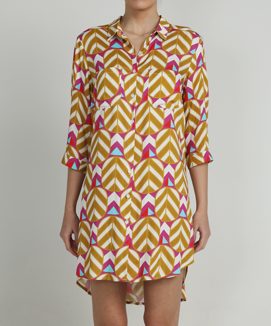 "ROXANNE" shirt dress