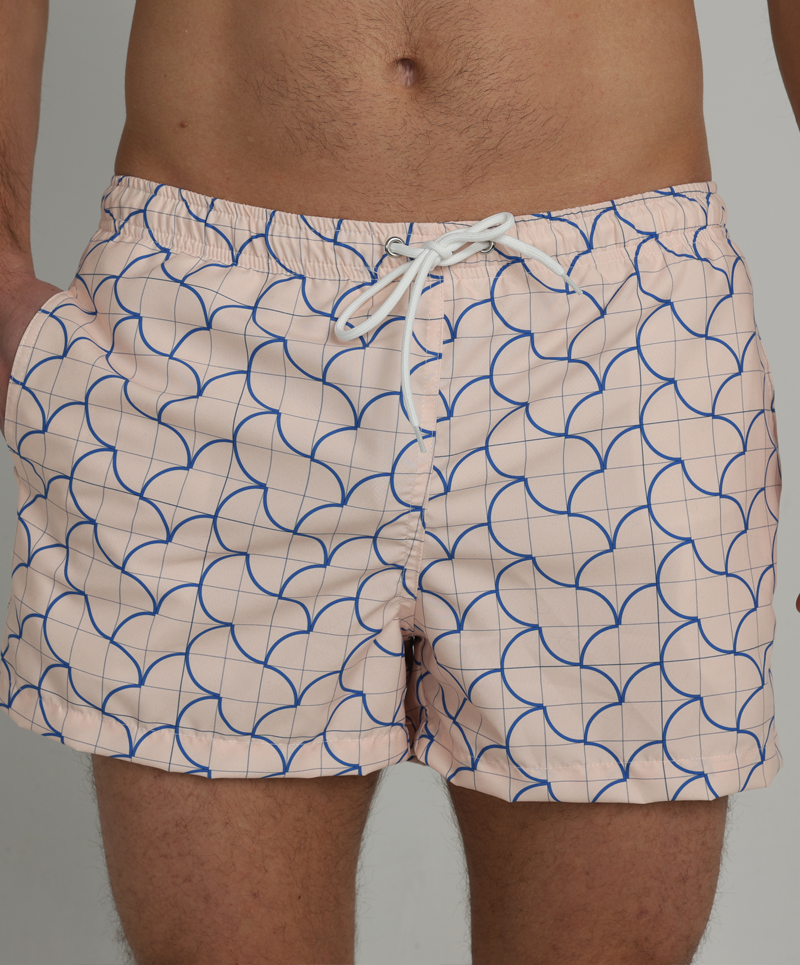 "TILE" swim shorts