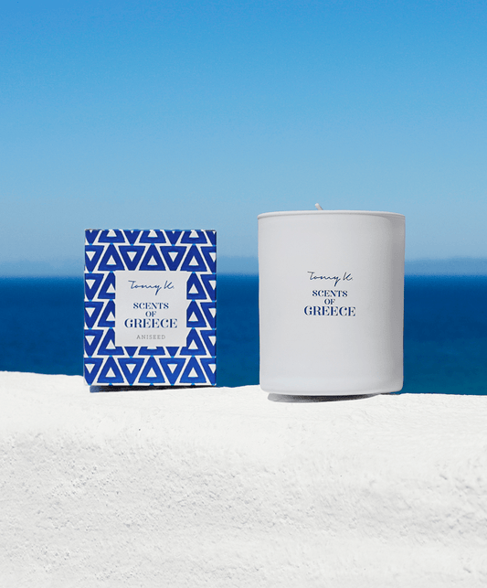 "Scents of Greece" / Aniseed scented candle - Tomy K