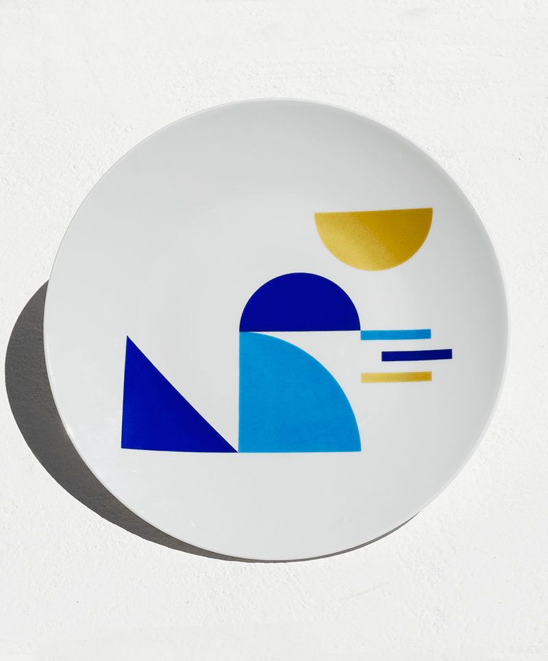 "Piece of Greece" big plate - Tomy K