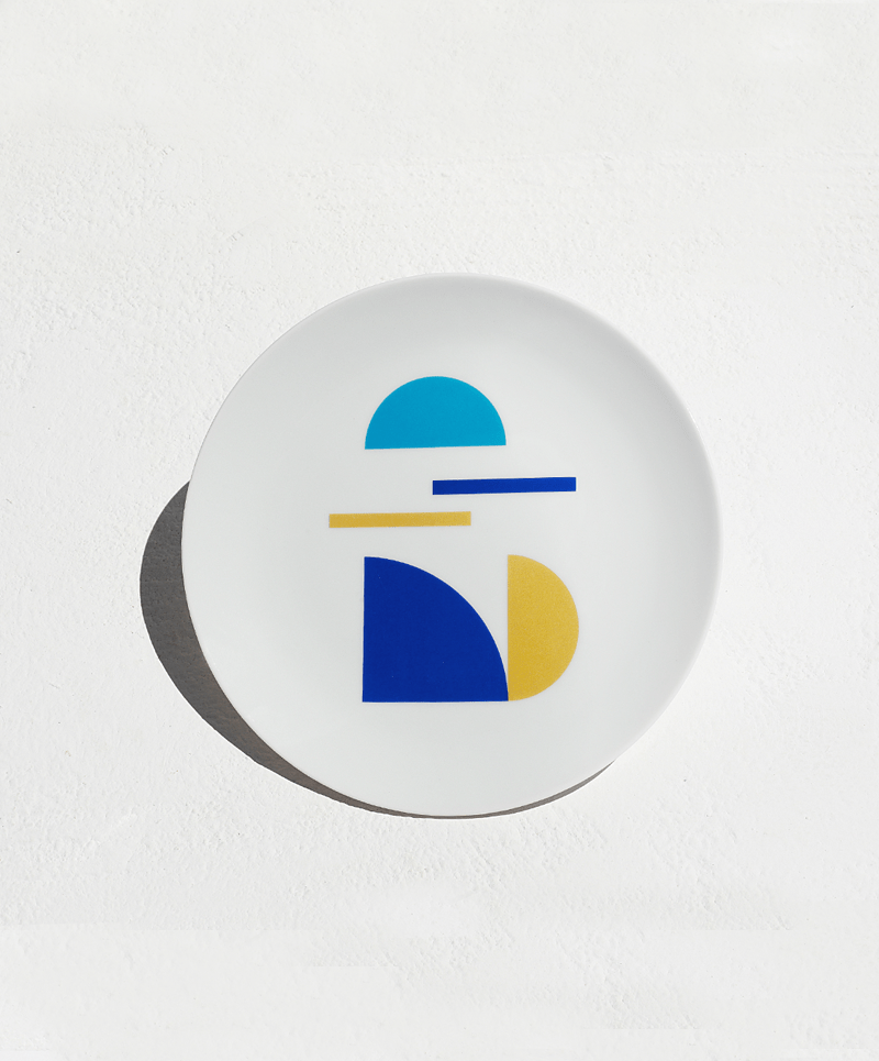 "Piece of Greece" small plate - Tomy K