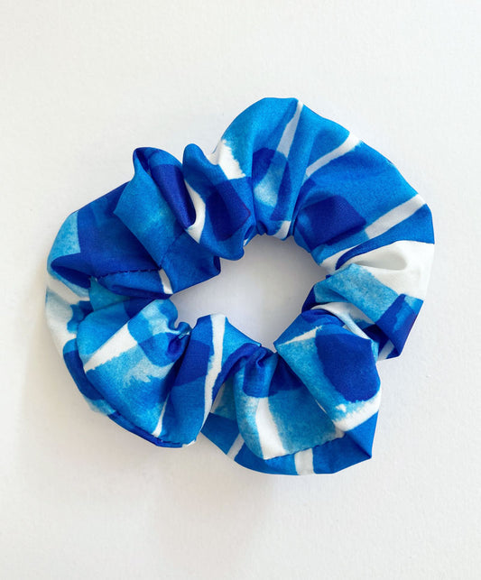 "BLUE" scrunchie