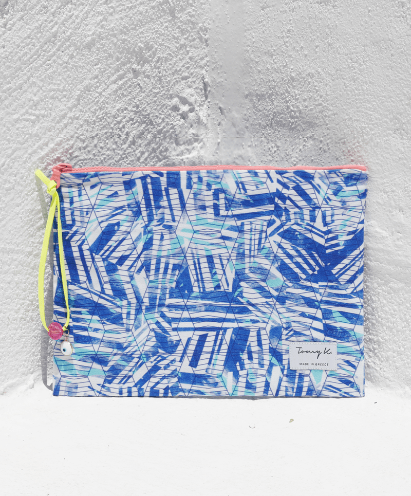 "Hexagon" big pouch - Tomy K