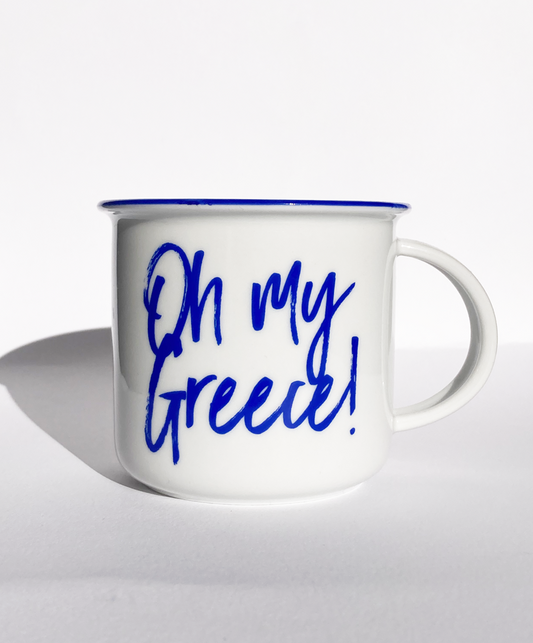 "OH MY GREECE!" mug