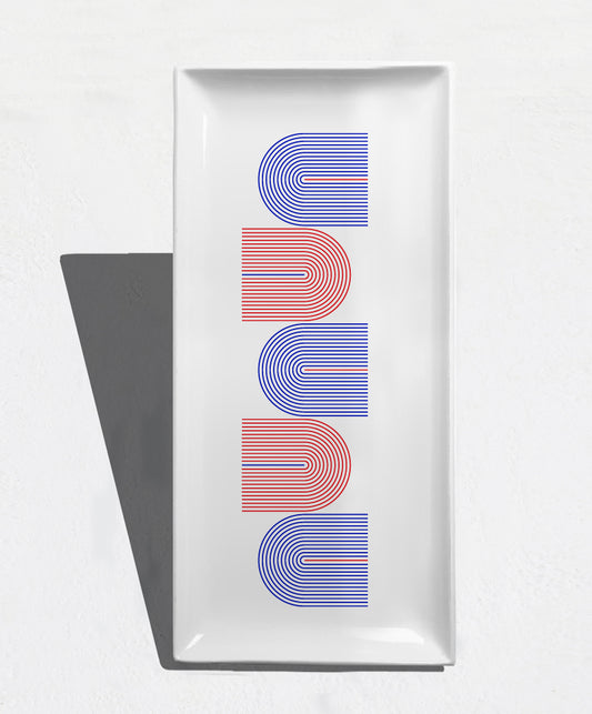 "STADIUM MIX" rectangular tray