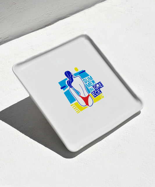 "SUMMER GIRL" tray