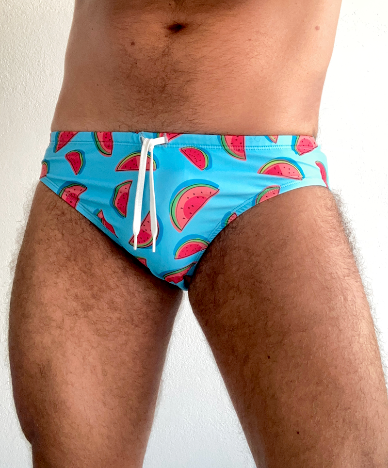 "Watermelon sugar" swim brief