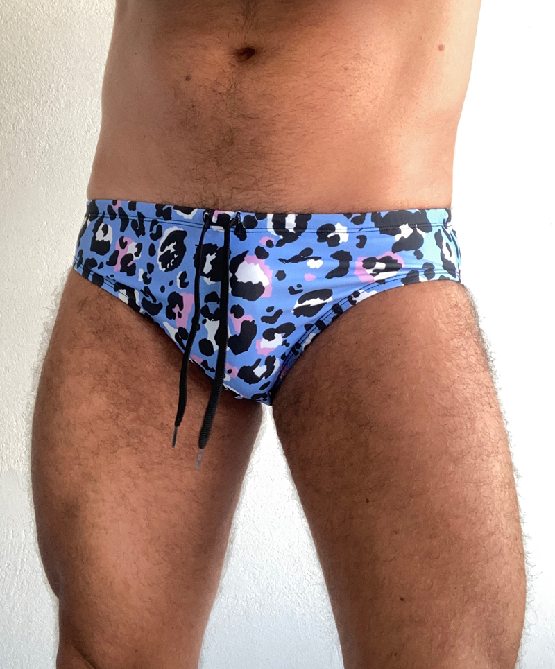 "Wild thing" / lilac swim brief