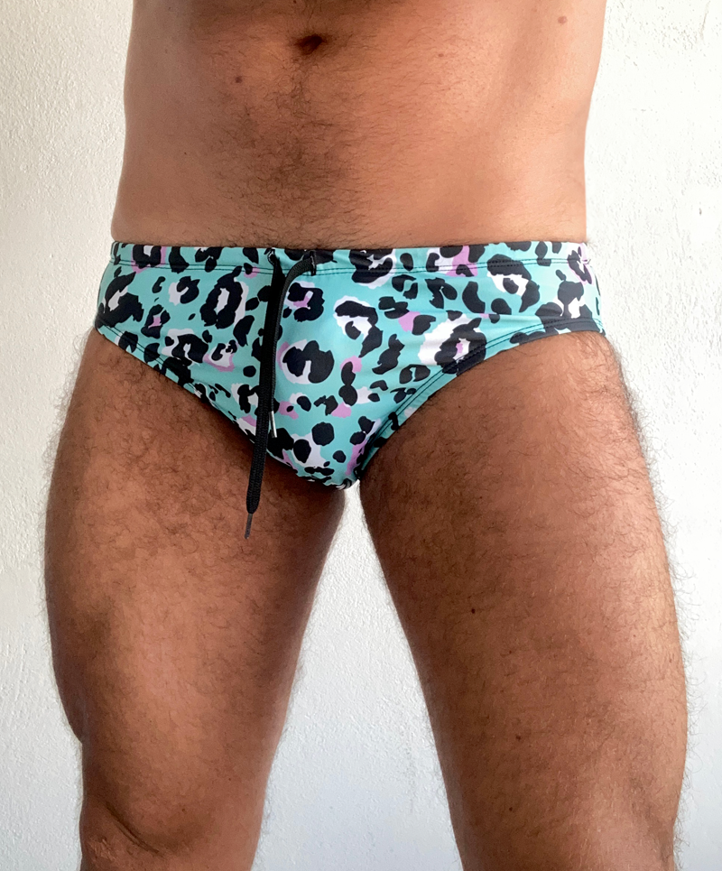 "Wild thing" / mint swim brief