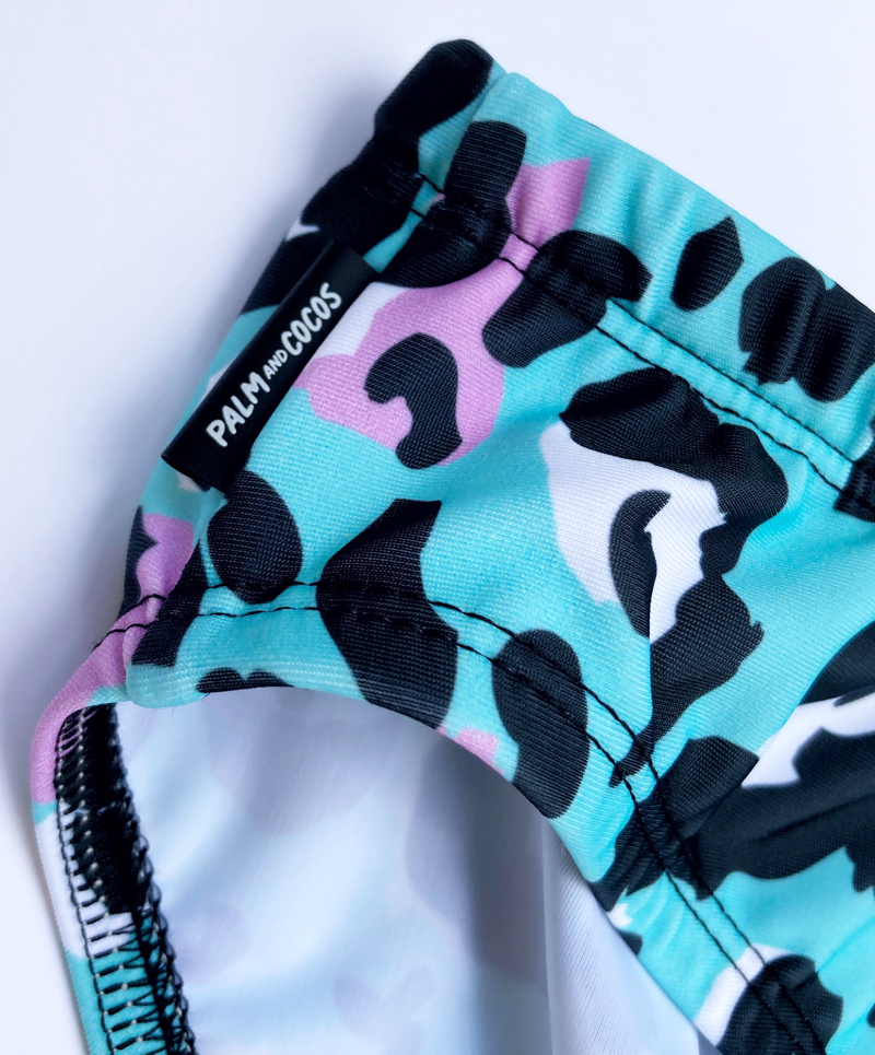 "Wild thing" / mint swim brief