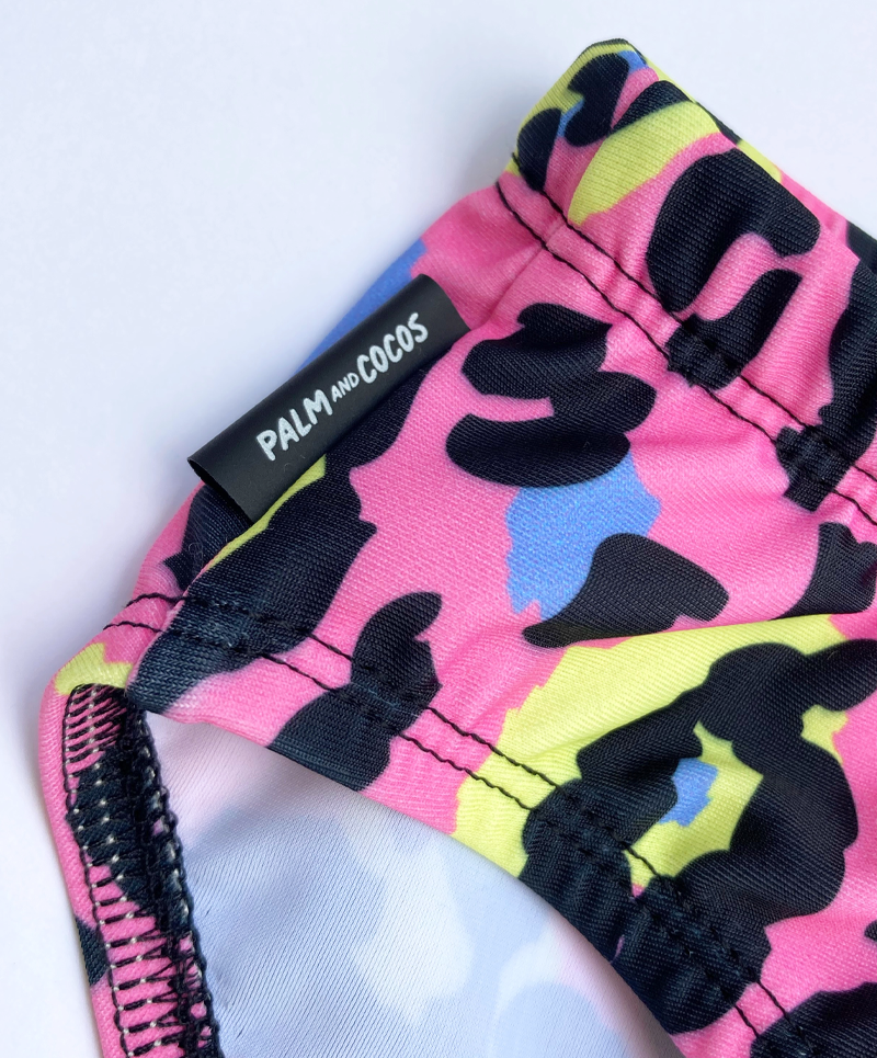 "Wild thing" / pink swim brief