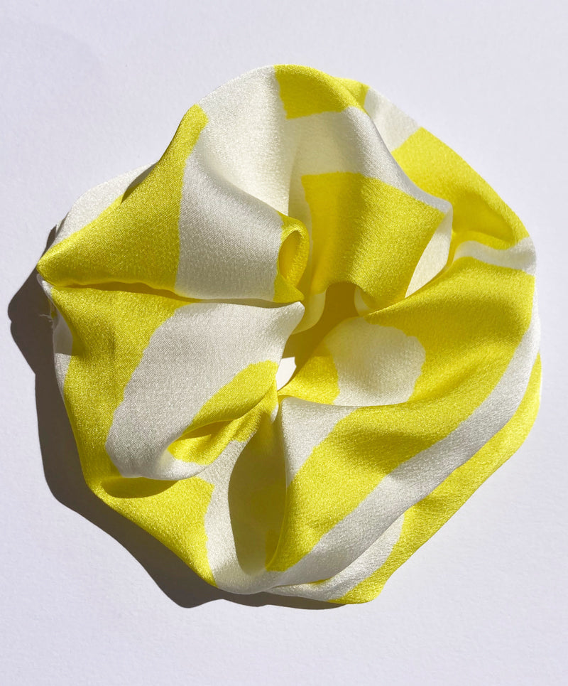 "YELLOW" scrunchie